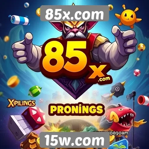 Estudo sobre a variedade de jogos disponíveis no 85x.com