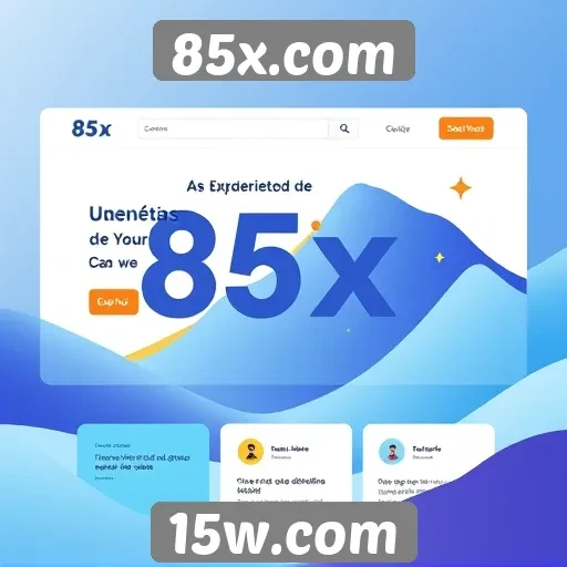 Experiência do usuário no 85x.com é avaliada